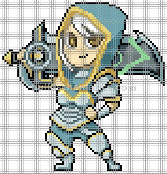 League of Legends Riven Pixel Art — view 3