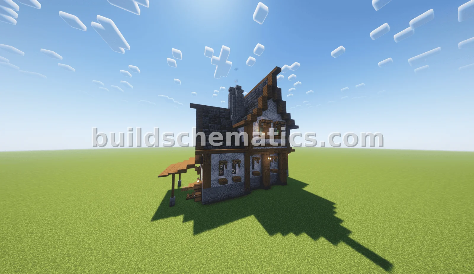 Medieval Starter House with Full Interior — view 3