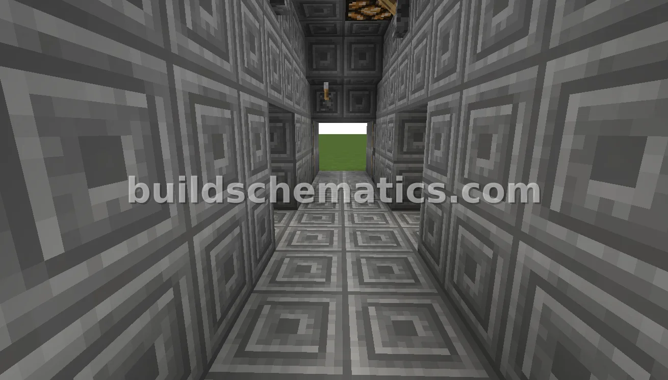 Redstone Safehouse With Piston Doors — view 2