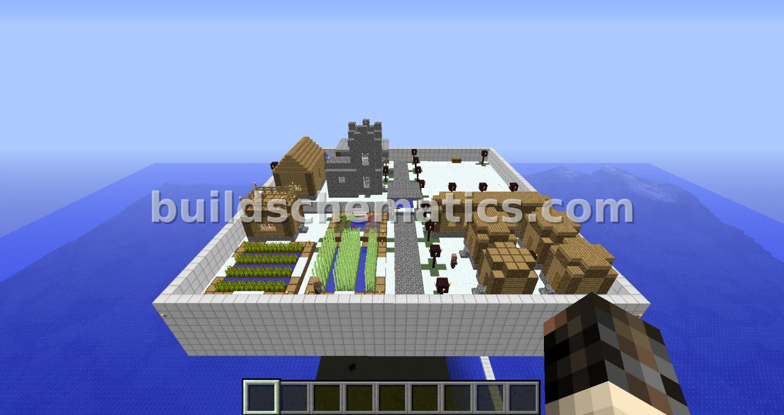 Floating Village With Secret Fountain Entrance — view 4
