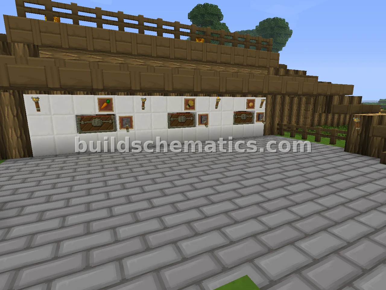 Automated Crop Farm - Redstone System — view 2