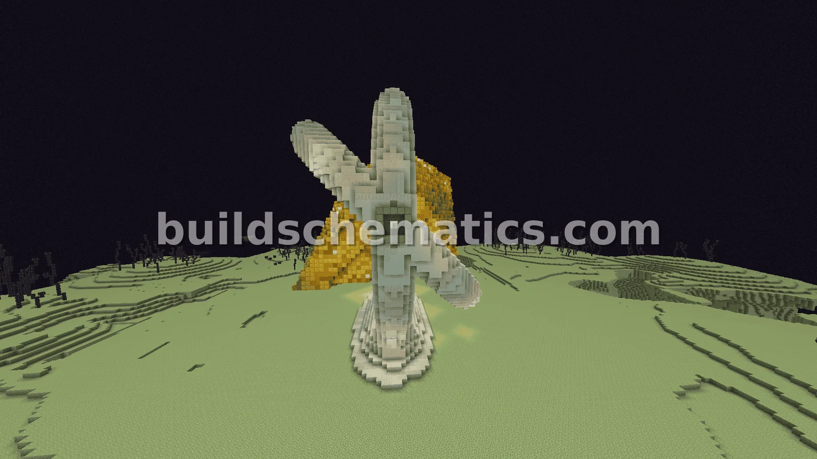 Giant Levitating Gold Ore Beacon — view 5