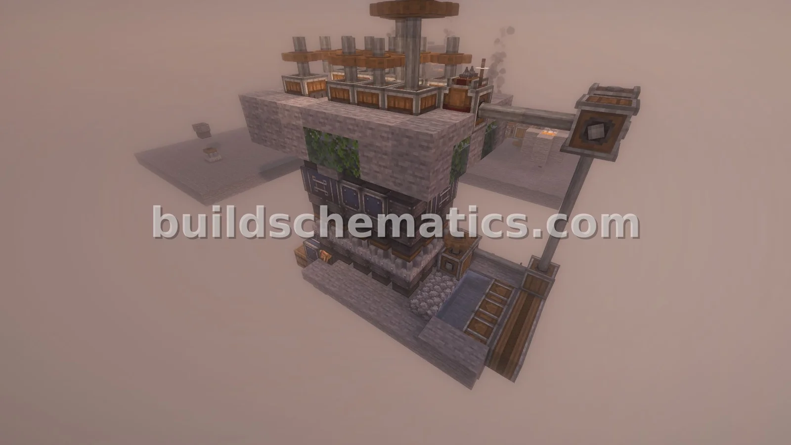 Simple Iron Farm - Stone & Chute Design — view 3