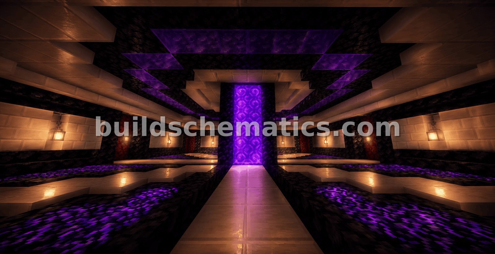 Epic Nether Hub Structure