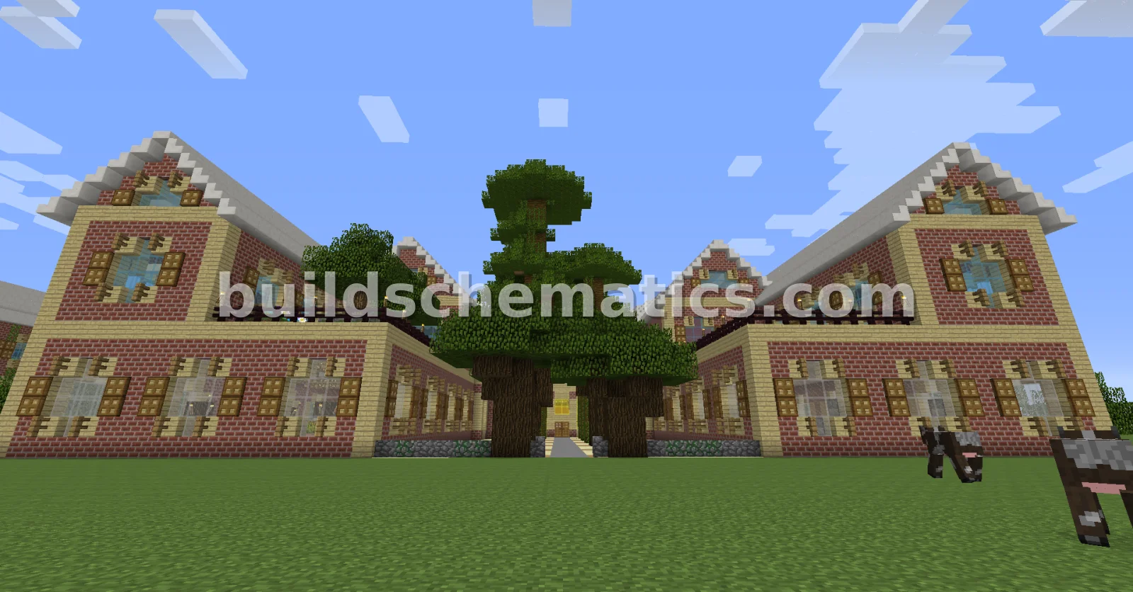 Large Mansion and Gardens — view 2