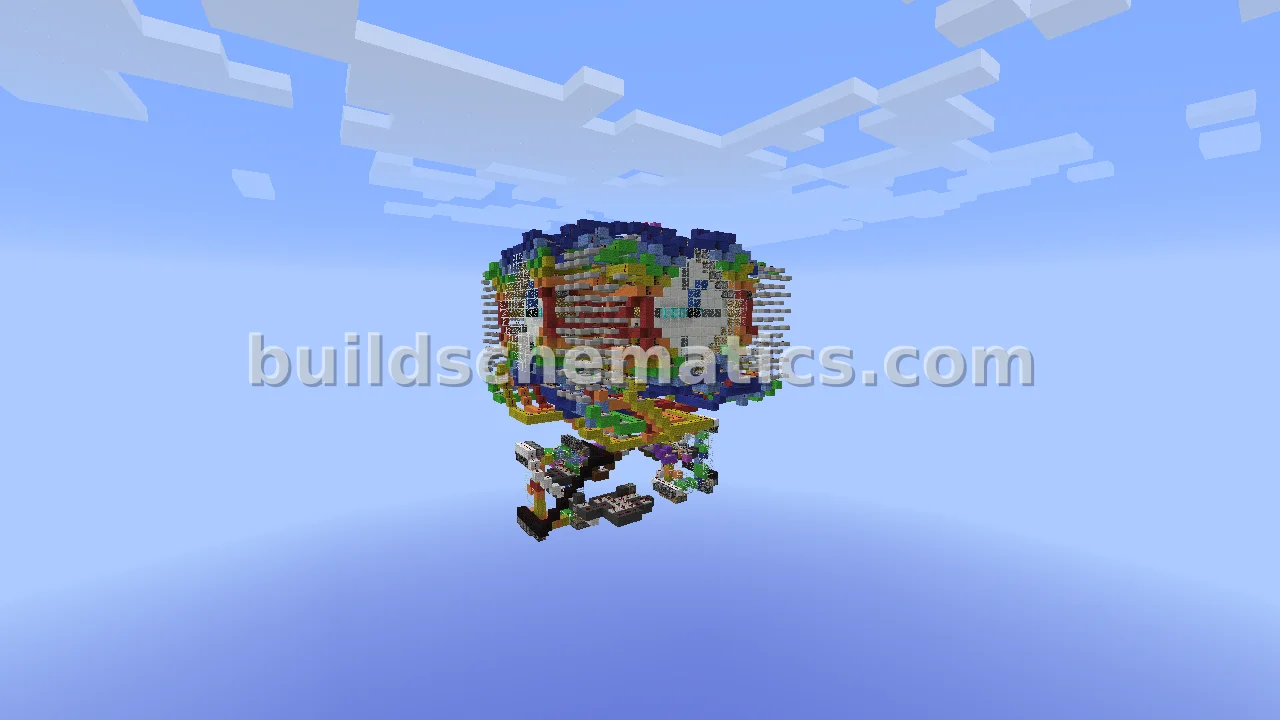 Analog Clock Tower Redstone Contraption — view 3