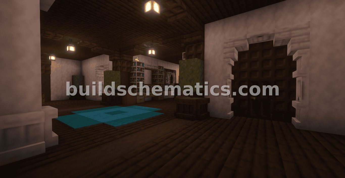 Mushroom House With Oak Accents — view 5