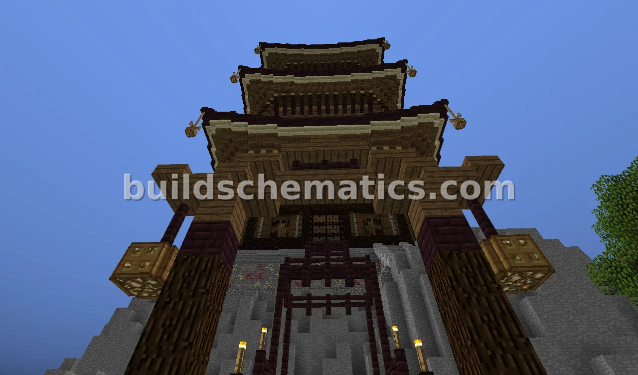 Asian Pagoda Tower - Large Build