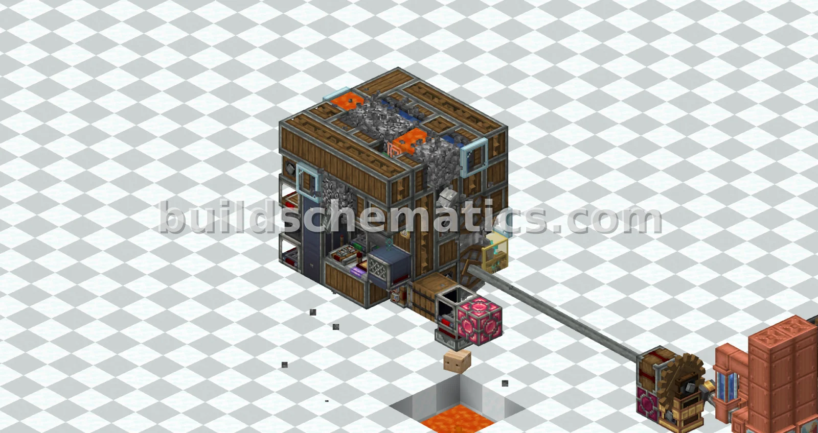 Compact Andesite Generator 5x5x5 — view 2