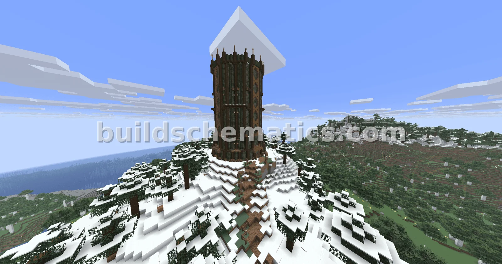 Medieval Tower With Sugar Cane Farm