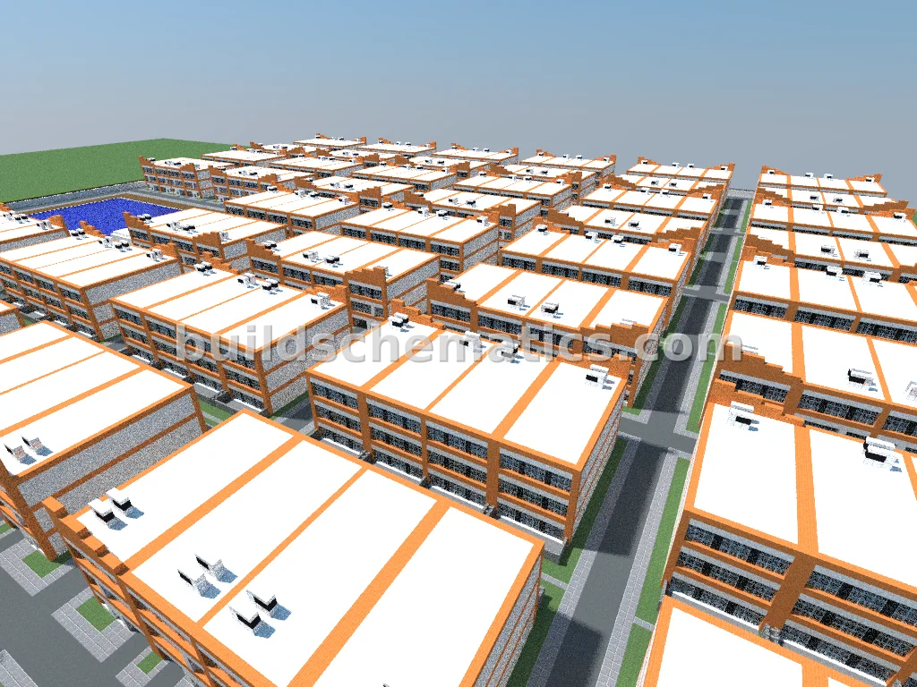 Modern Apartment Compound With Pool — view 3