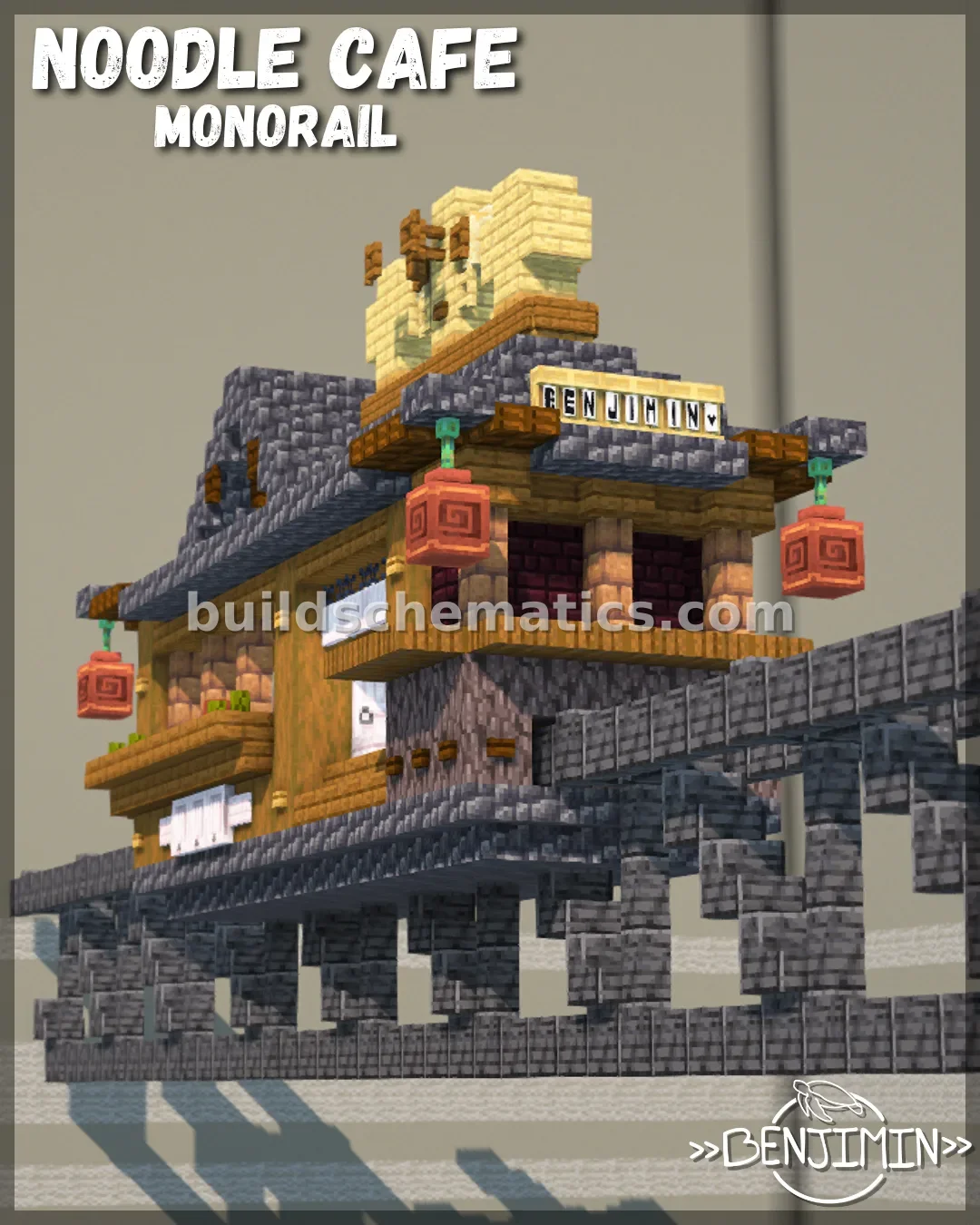 Noodle Cafe Monorail Structure