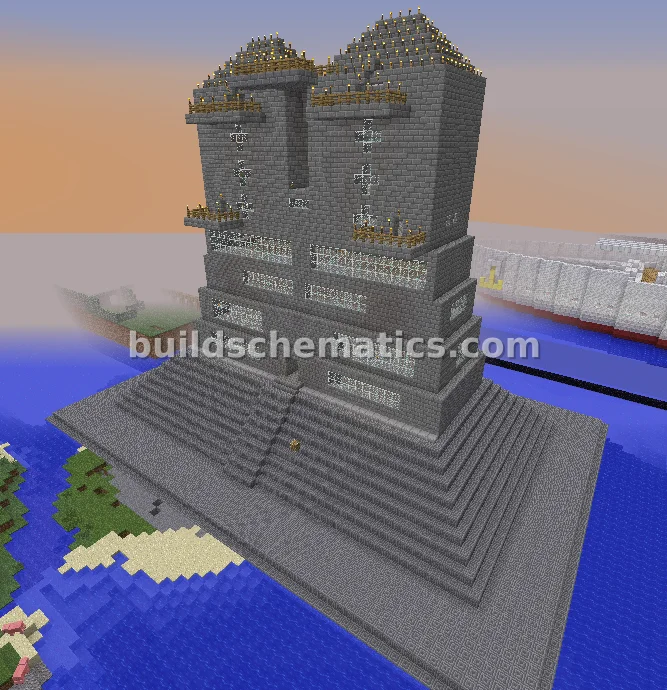 Large Medieval Castle Island