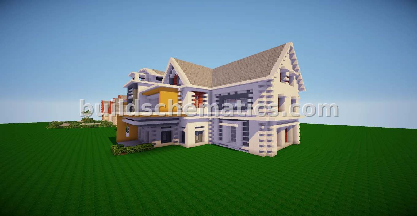 Modern House with Unfinished Interior — view 3