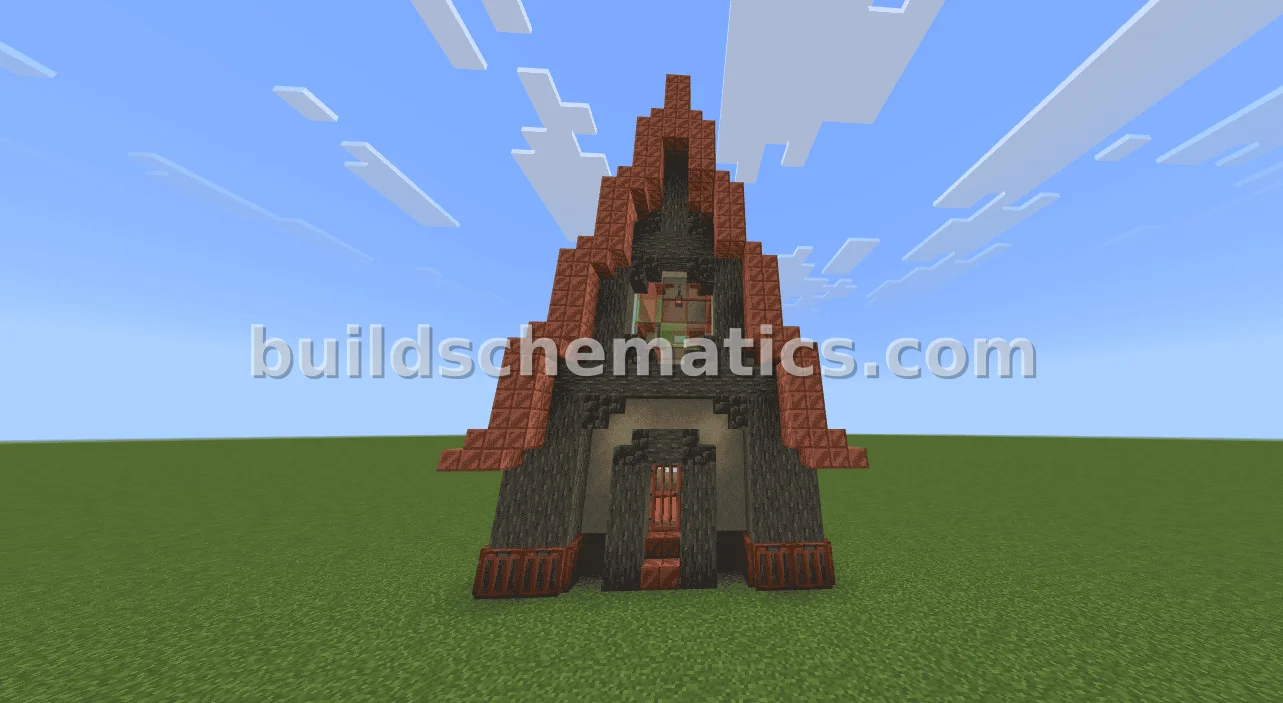 Copper Roof Starter House With Interior — view 2