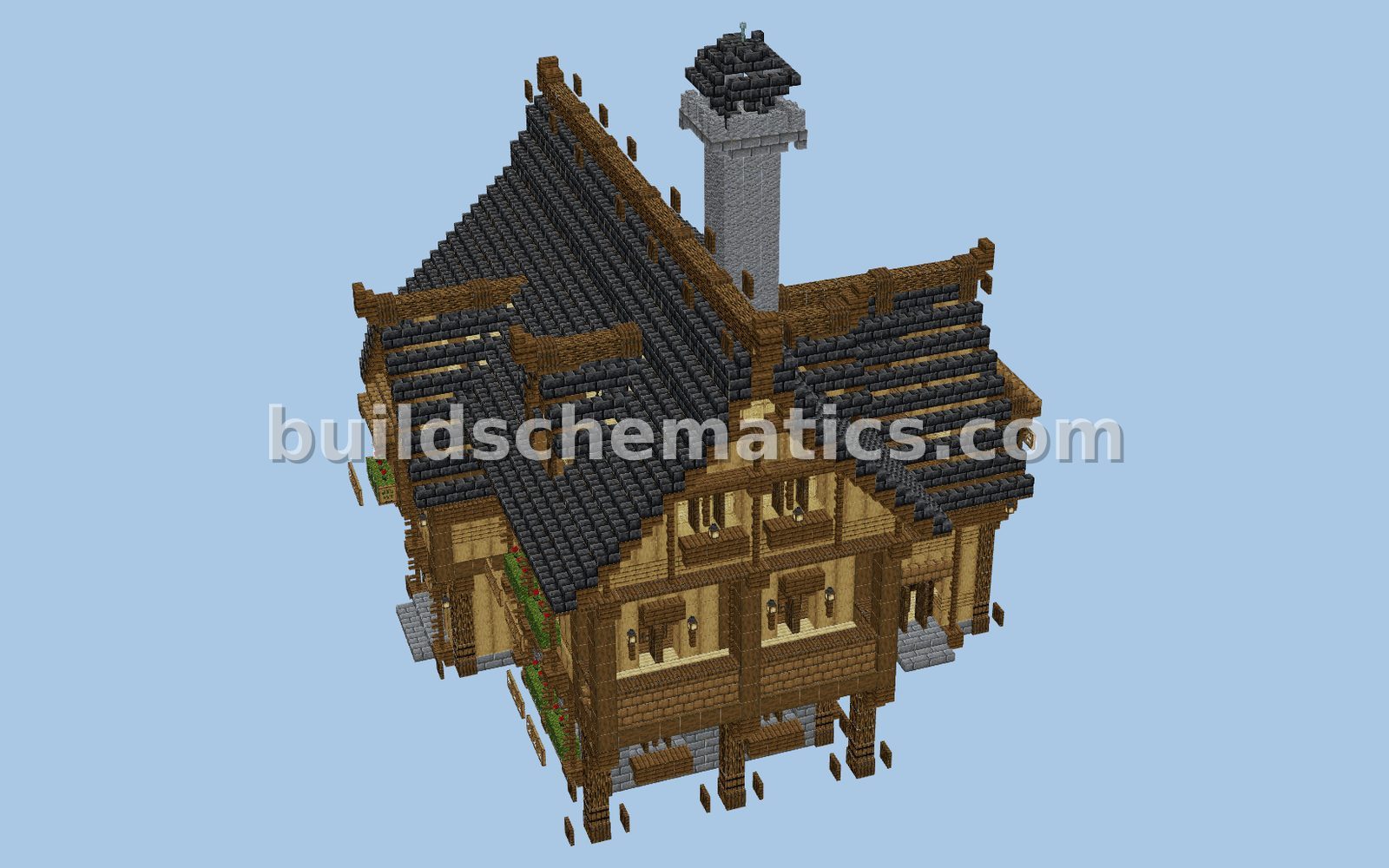 Rustic Medieval Dwelling Minecraft Build