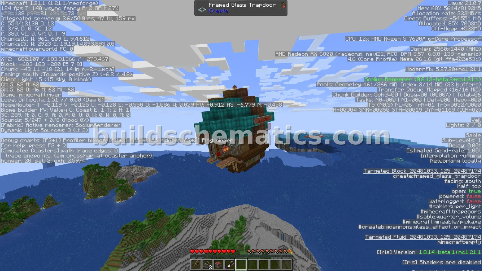 Rudolph Simple Airship - 209 Blocks — view 5