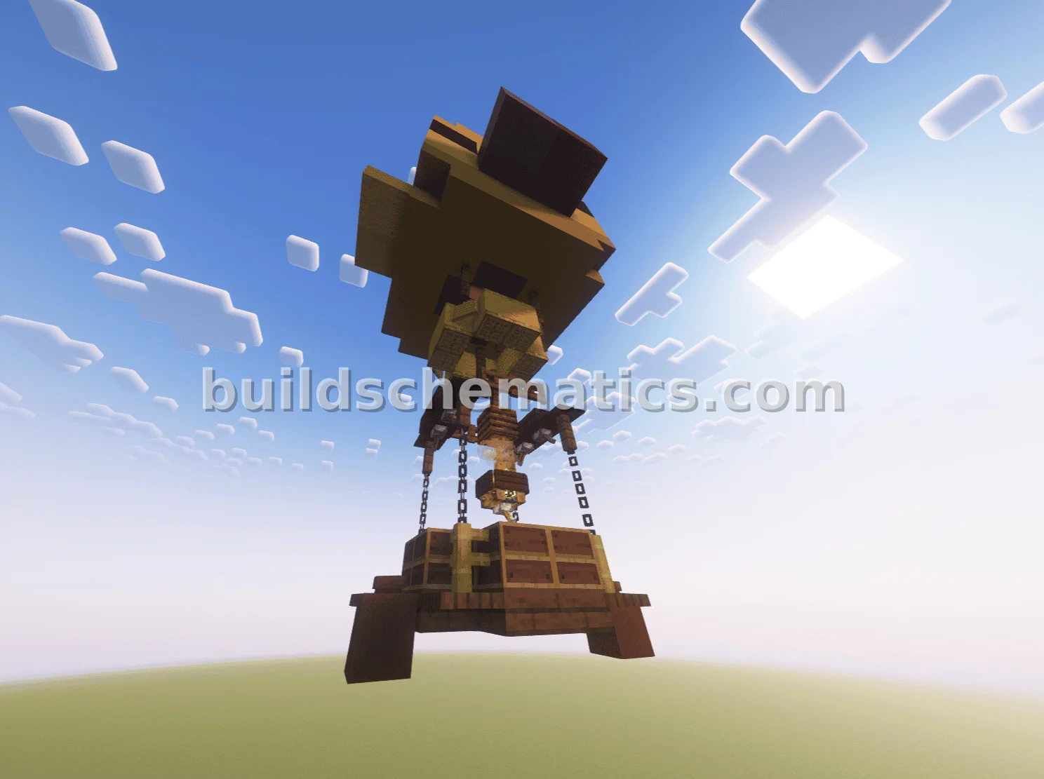 Adorable Chick Hot Air Balloon Decoration — view 4