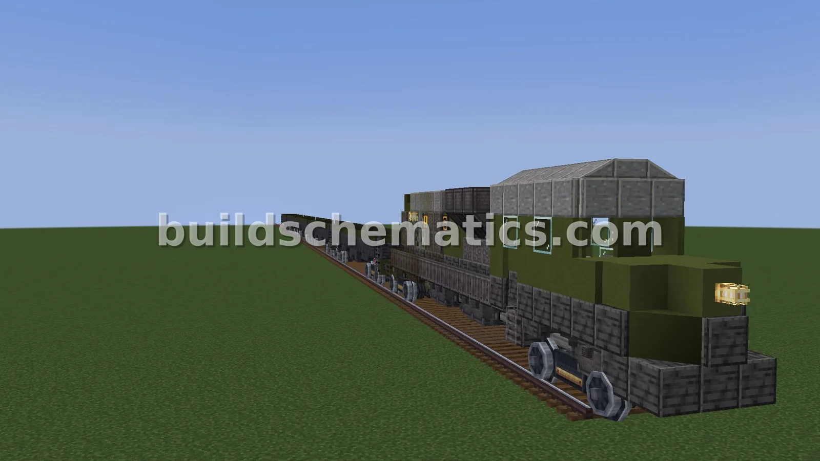 Military Train Station With Wagons — view 4