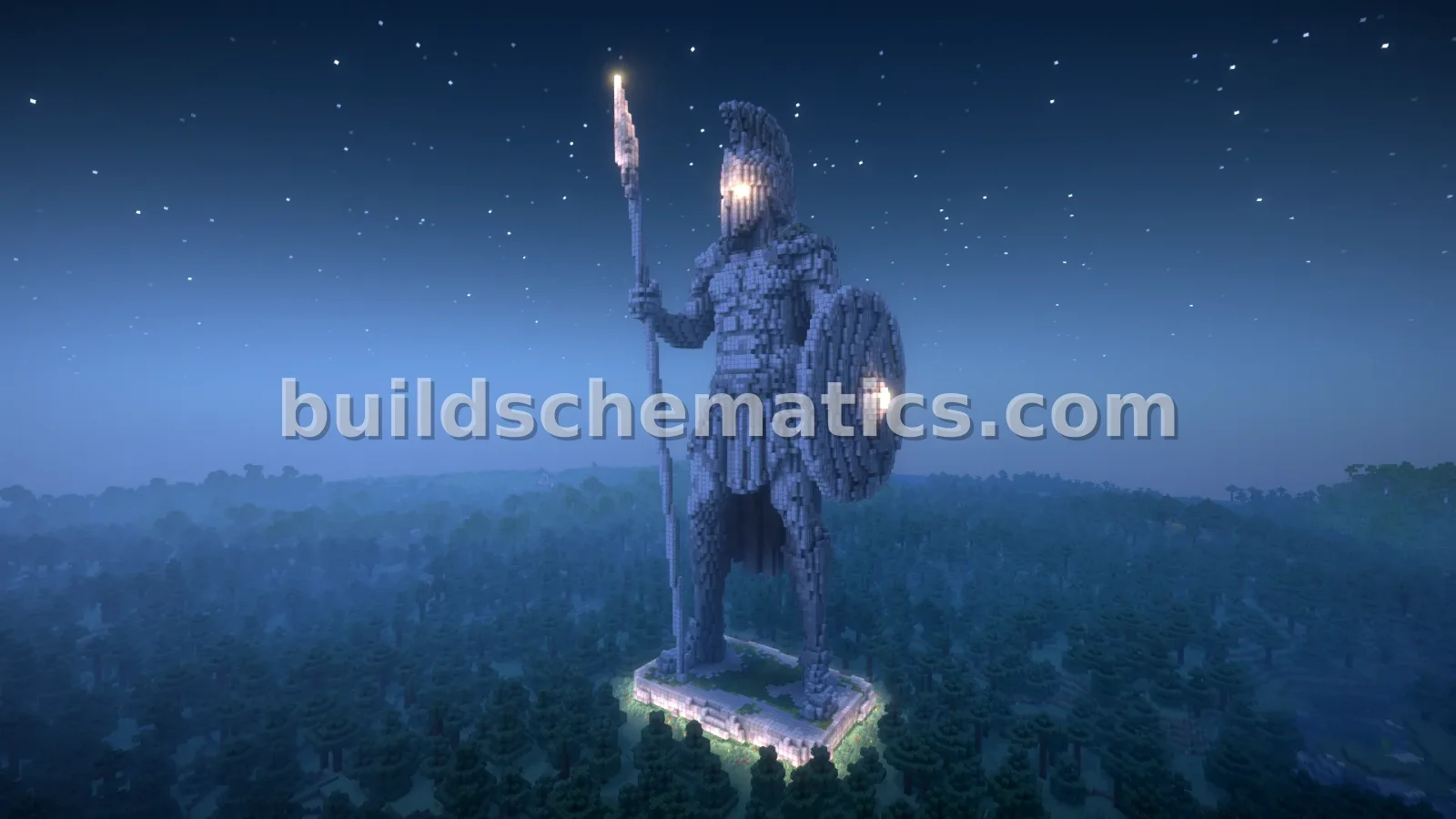 Large Spartan Statue — view 3