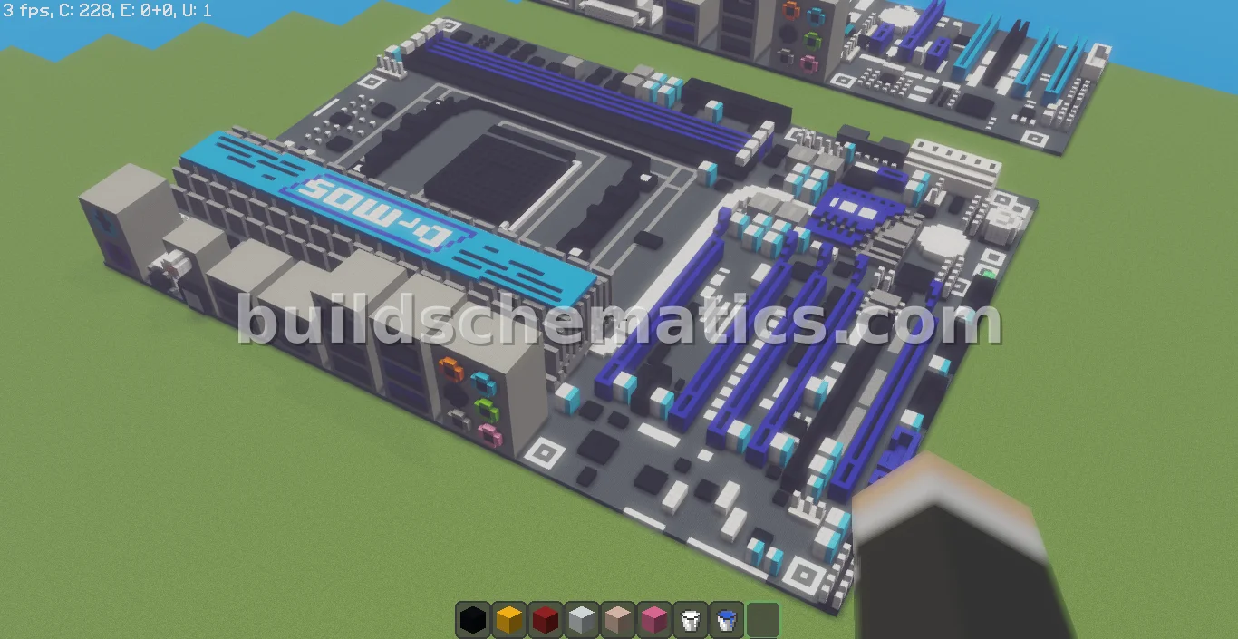 AMD Motherboard Pixel Art