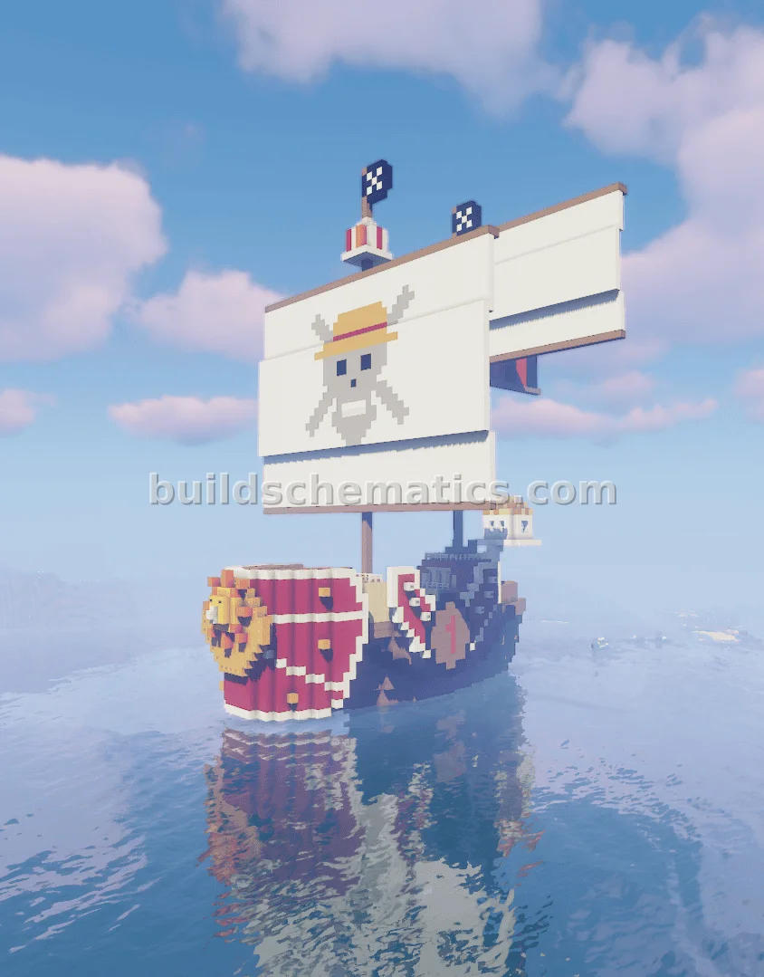 One Piece Thousand Sunny Ship Replica
