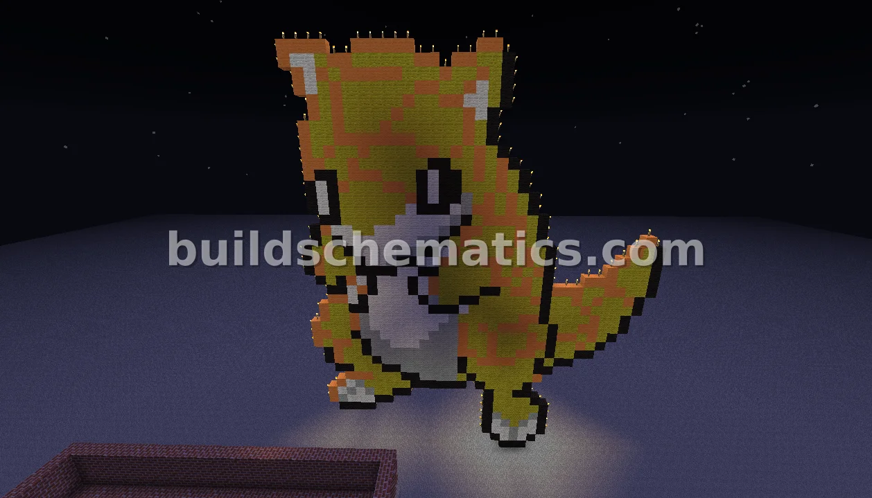 Pixel Art Sandan — view 2