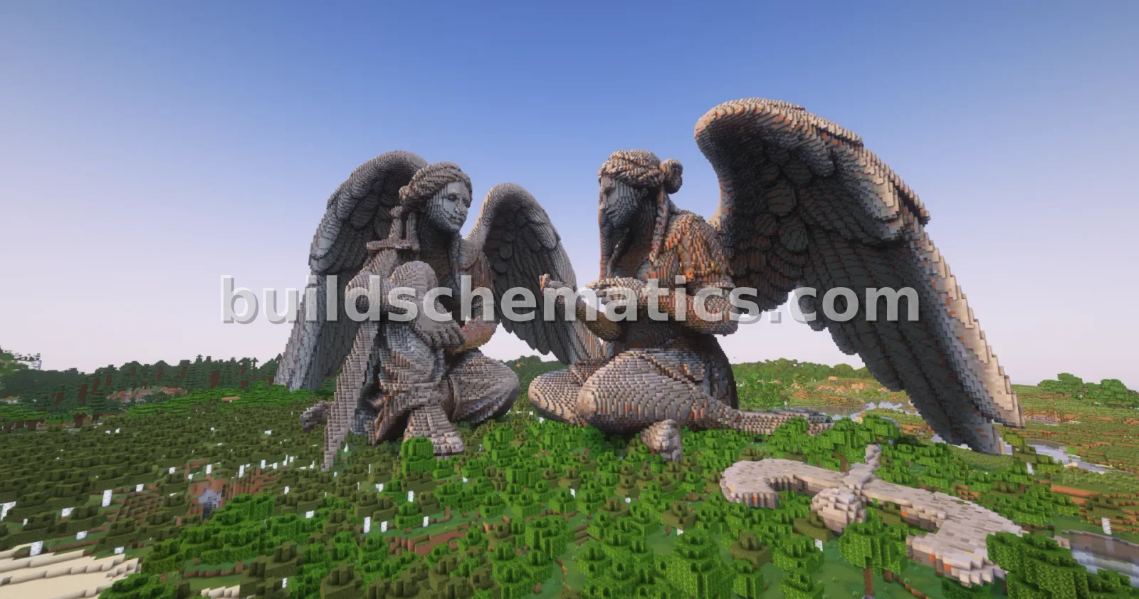Two Angel Statue — view 3