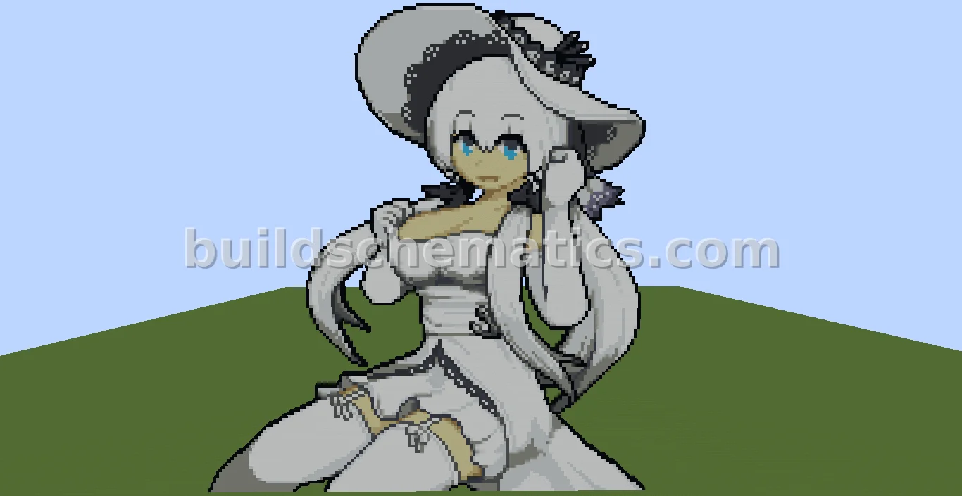 Azur Lane Illustrious Pixel Art