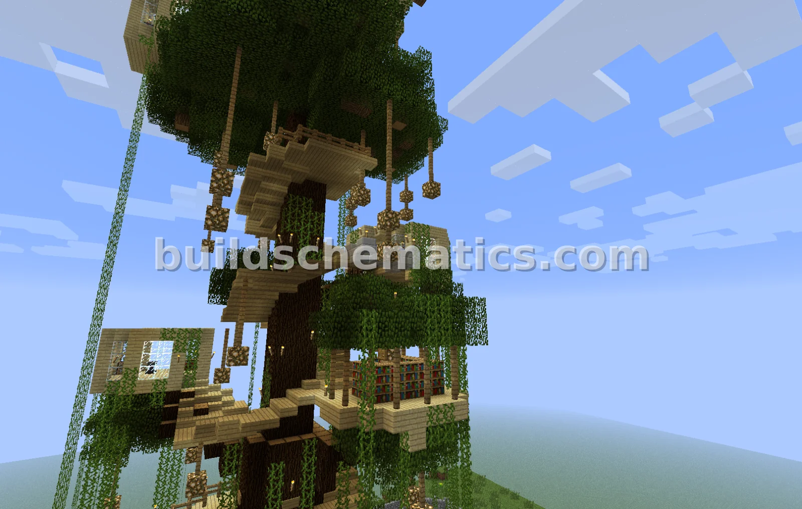 Survival Treehouse with Hidden Rooms
