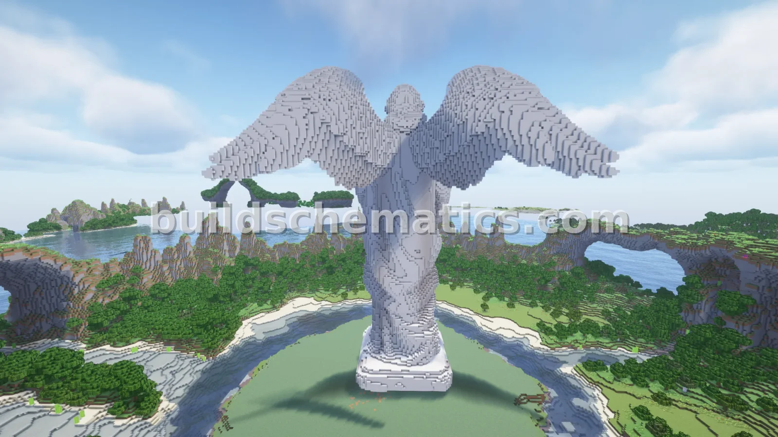 Sacred Ledger Angel Statue — view 3