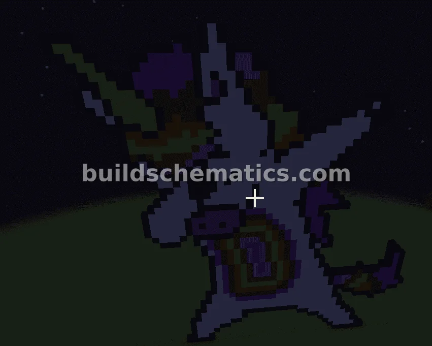 Dabbing Unicorn Pixel Art