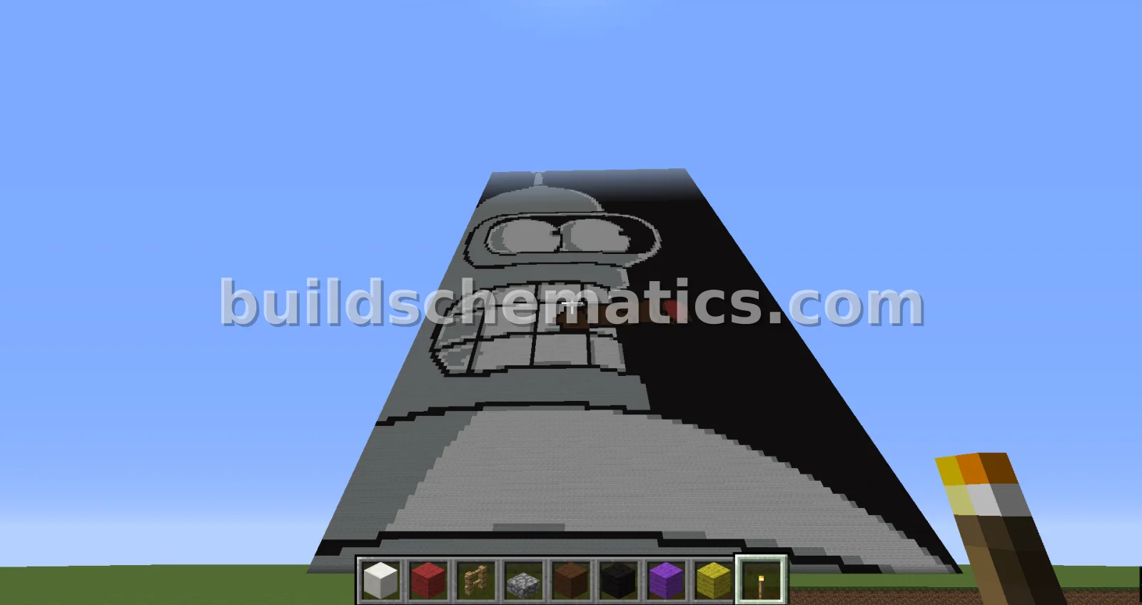 Bender Futurama Pixel Art — view 4