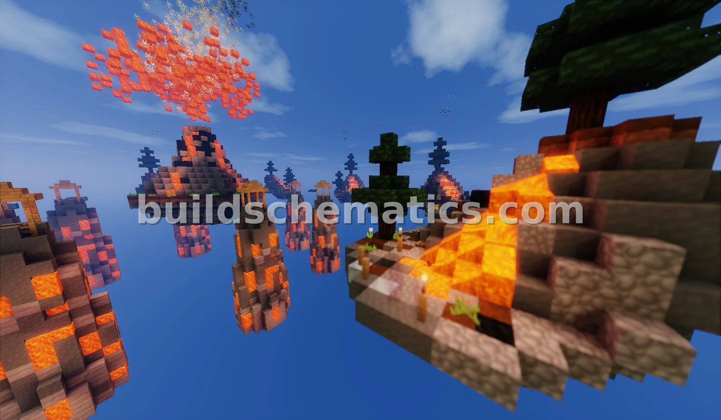 Volcanic Skywars Arena