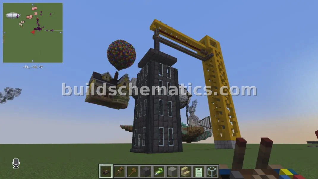 Functional Yellow Concrete Crane