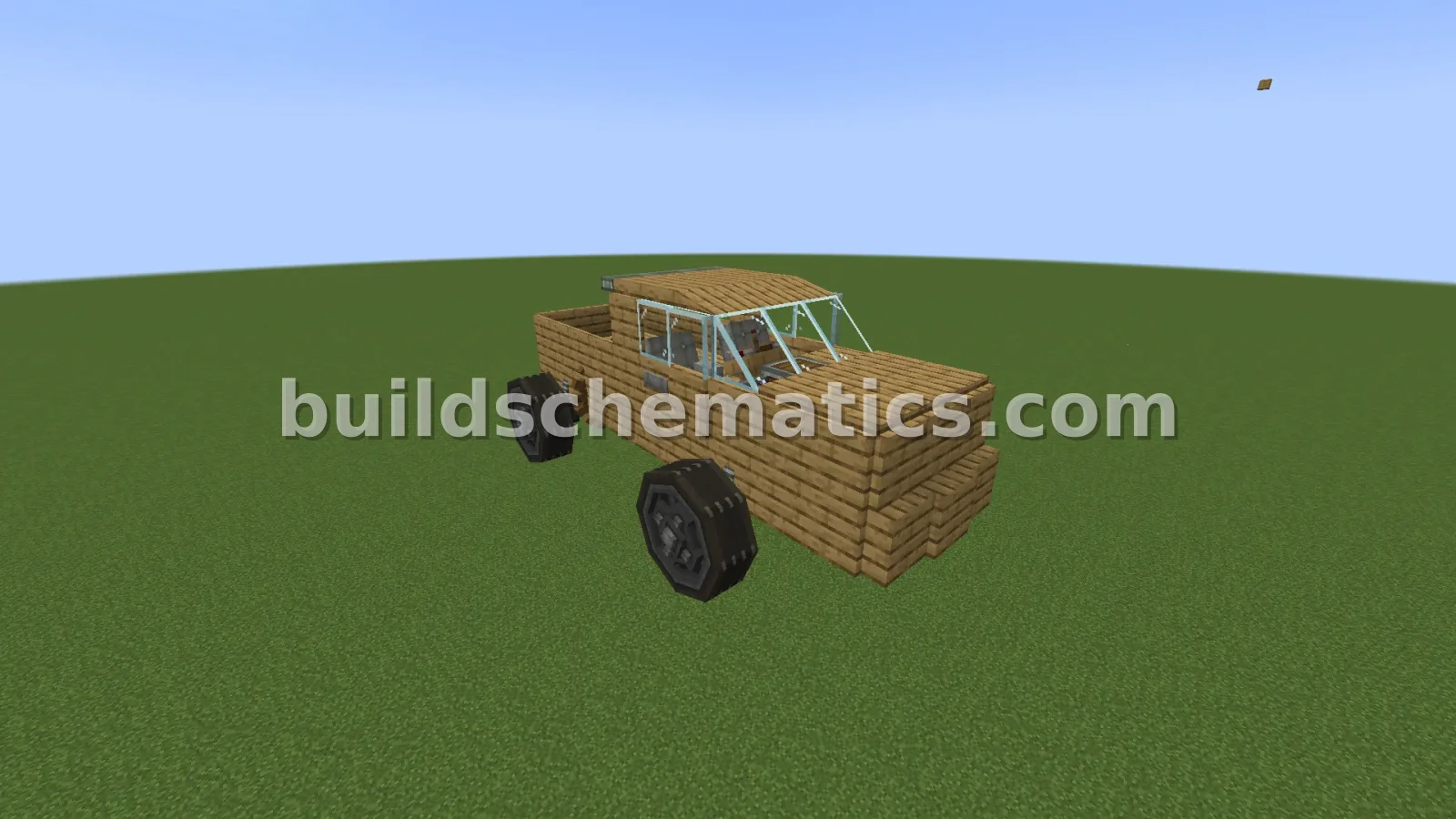 Oak Plank Car - 138 Blocks