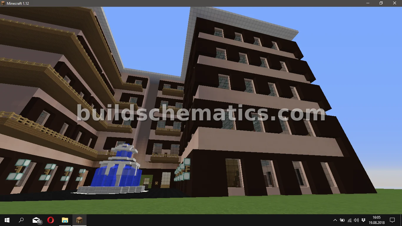Modern Four-Story Hotel