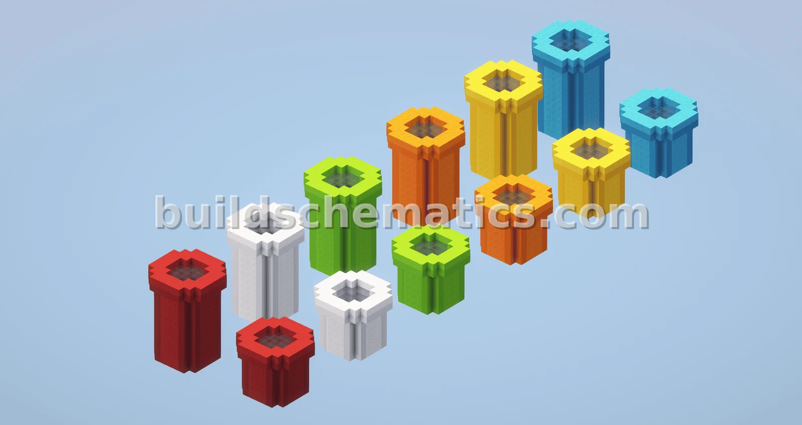 Mario World Pipe Decoration