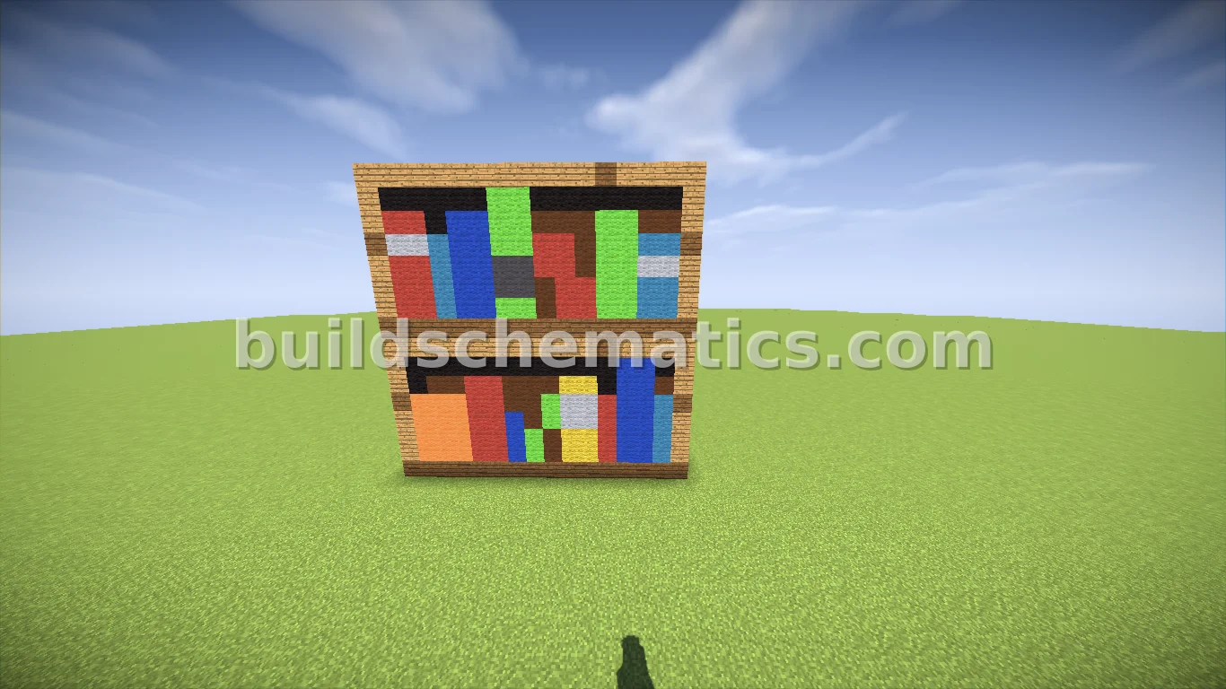 Wooden Bookshelf — view 3