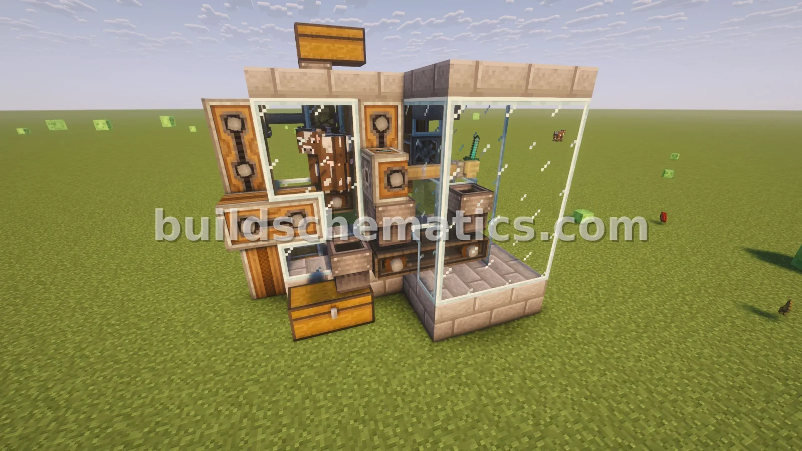 Compact Cow Farm with Sword Killer — view 2