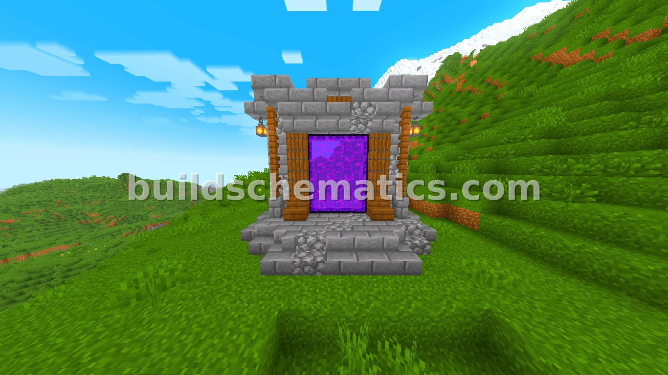 Medieval Nether Portal Decoration