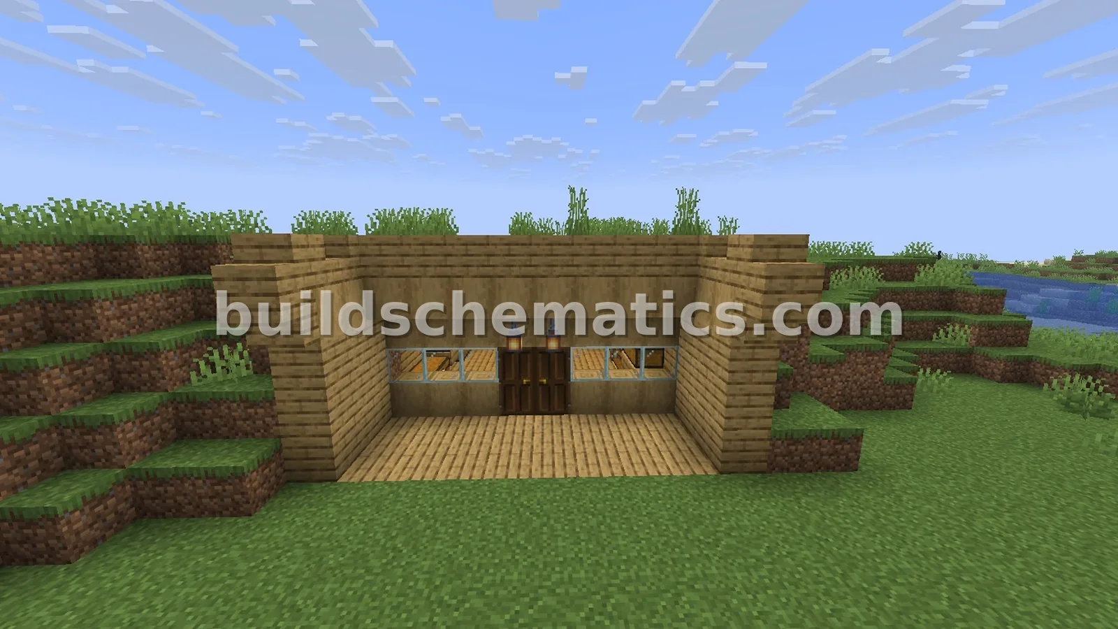 Underground Wooden House