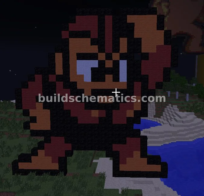 Pixel Art Bombman Character