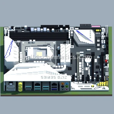 ASUS Z170 Motherboard Pixel Art — view 3