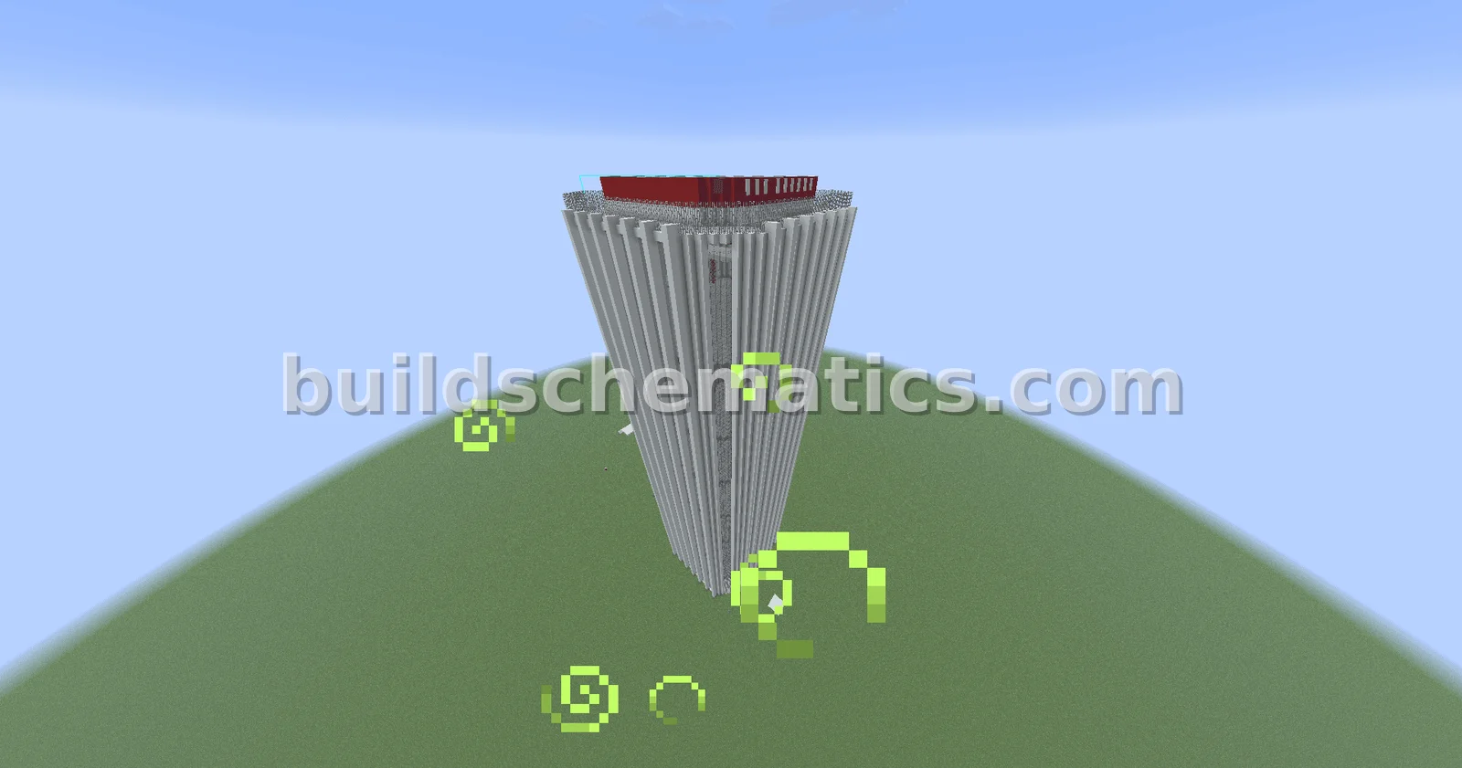Colpatria Tower Minecraft Replica — view 2