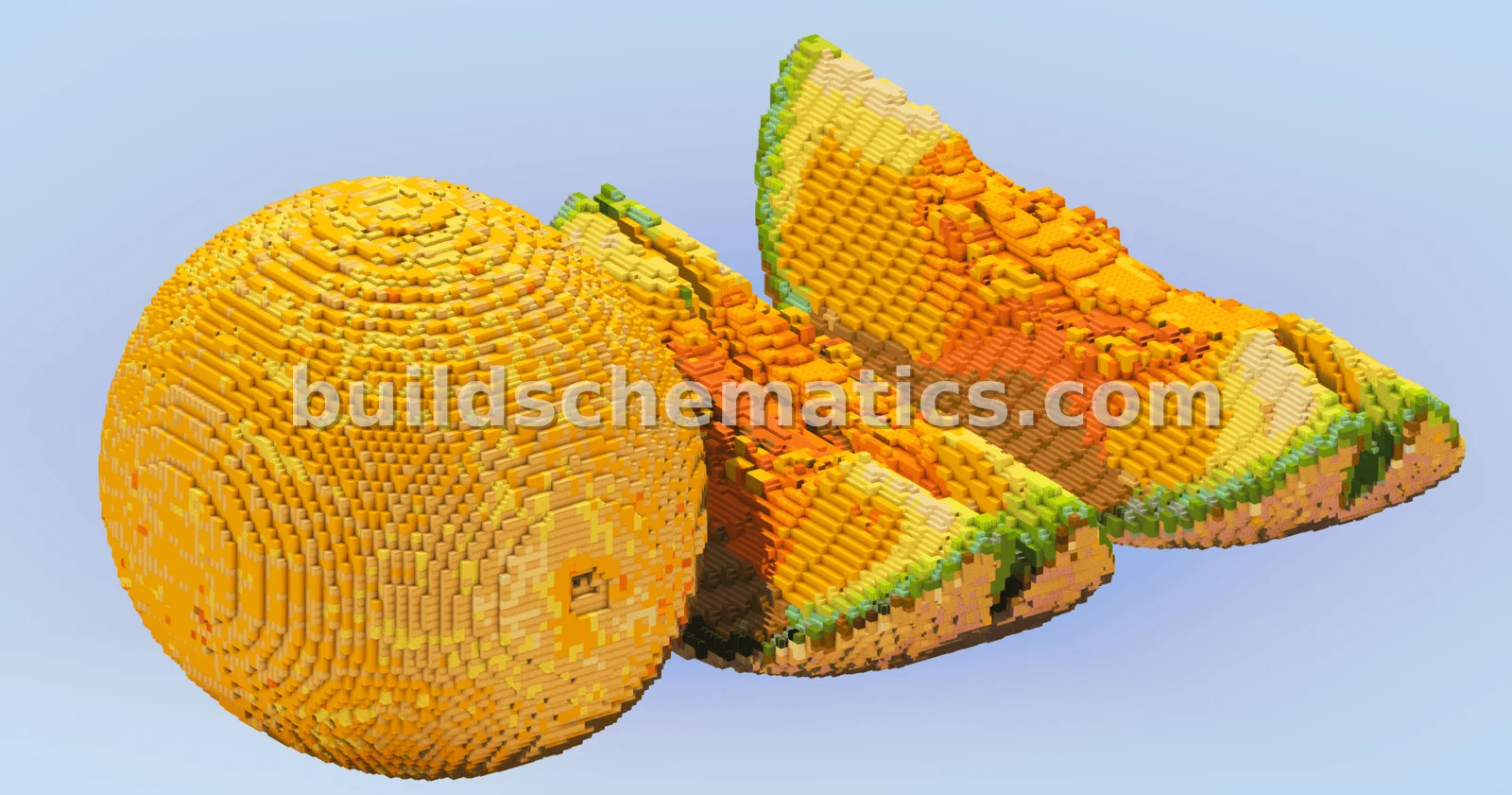 Giant Cantaloupe Decoration