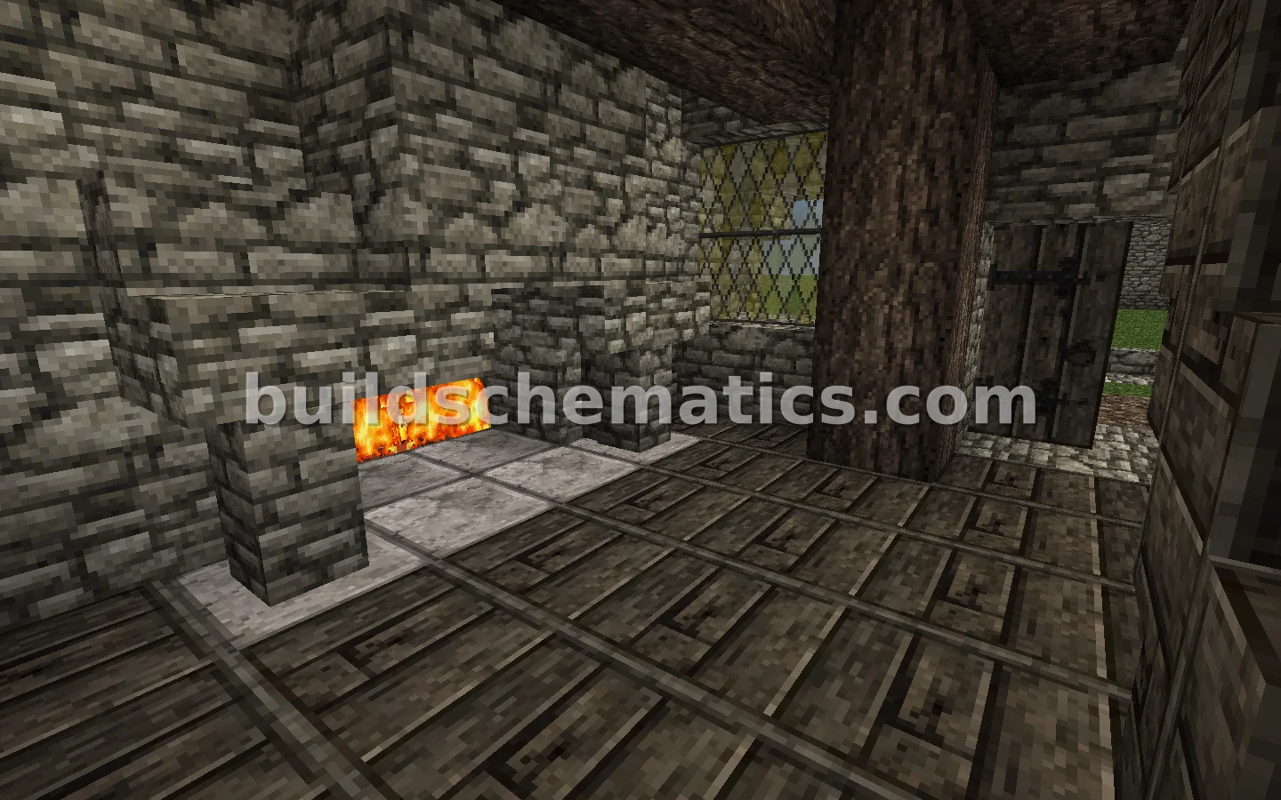 Detailed Medieval Village Home — view 3