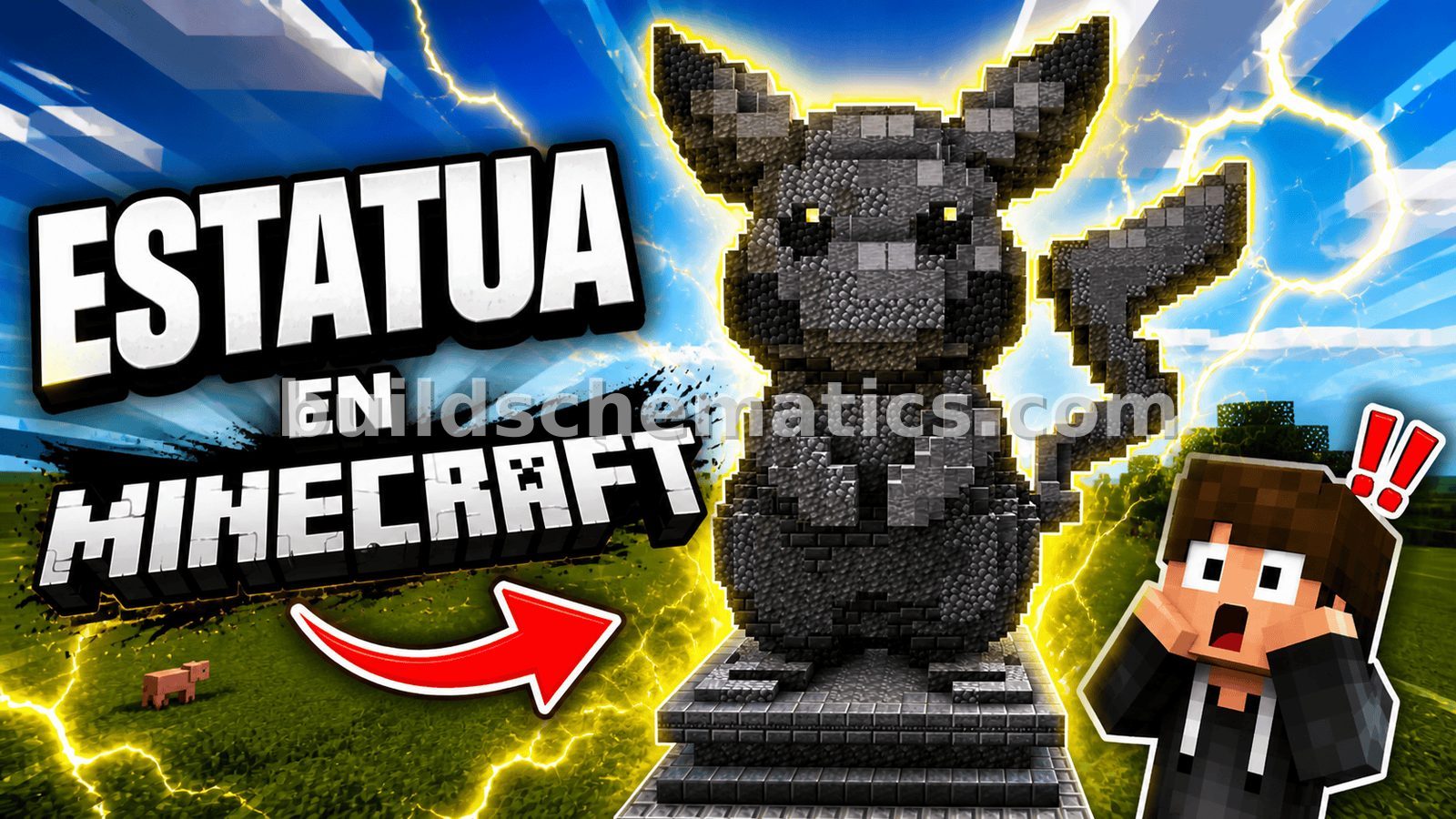 Pikachu Pokemon Statue
