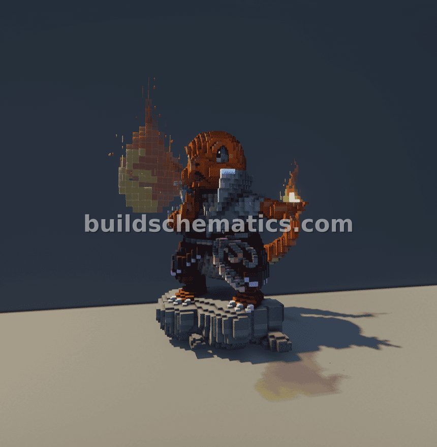 Charmander Statue Build
