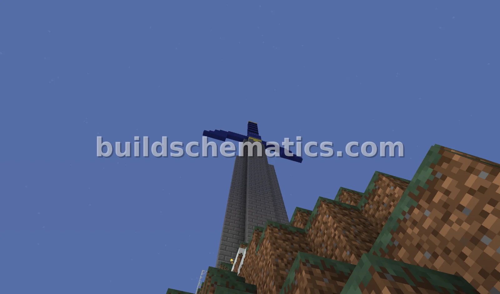 Master Sword Mountain Sculpture